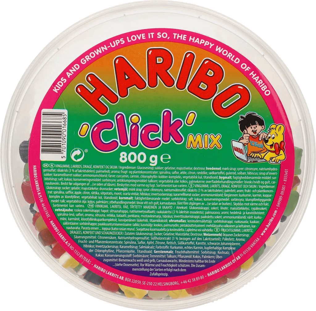 Haribo Matador Mix Dark als großer Snackvorrat