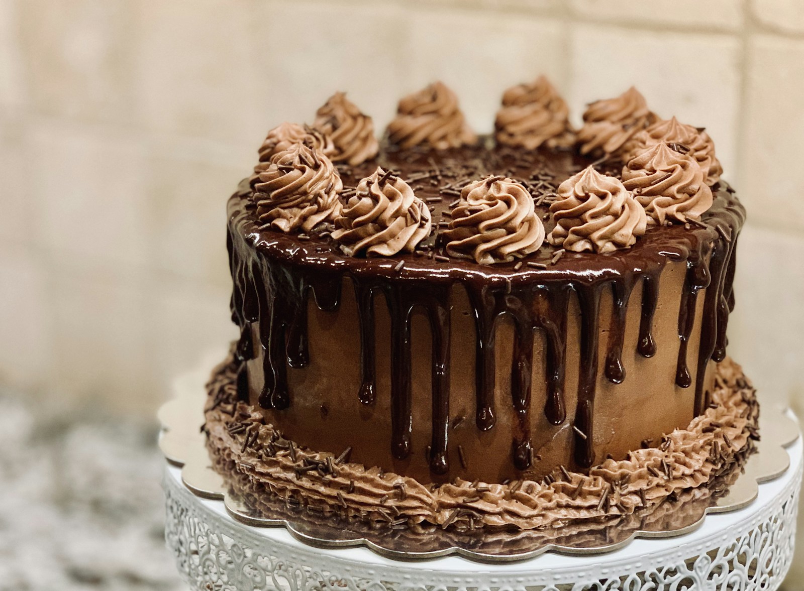 Whole chocolate cake