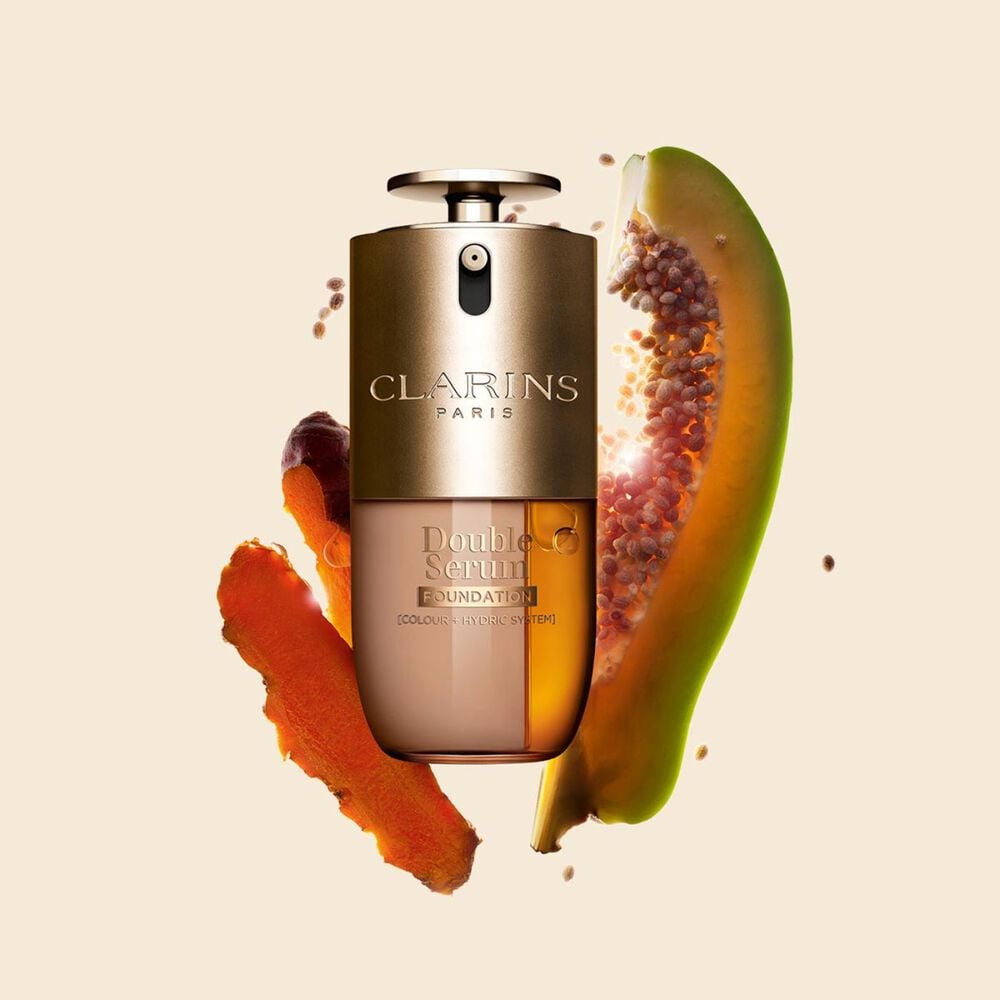 Clarins Double Serum Foundation flaske