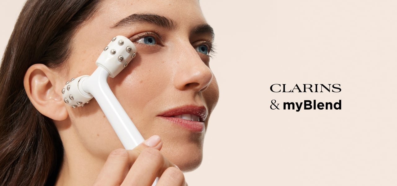 Clarins myBlend lifting i en livsstilskampagne