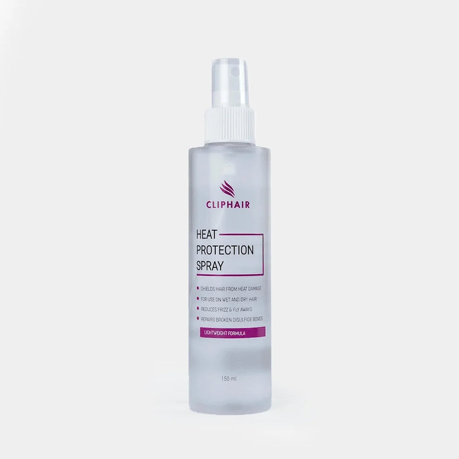Cliphair heat protection spray for hair extensions