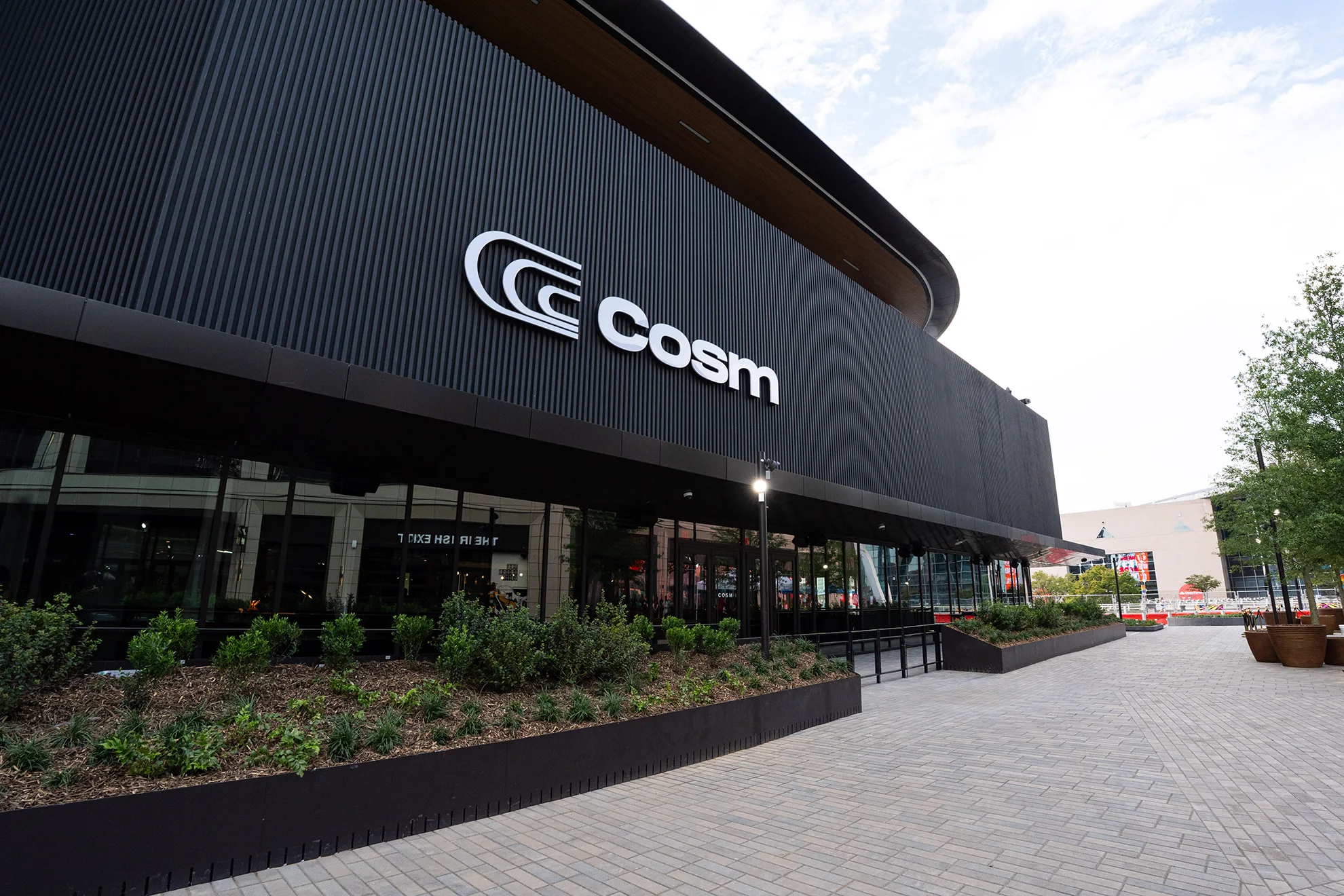 Cosm venue scene showing the scale of its immersive entertainment technology