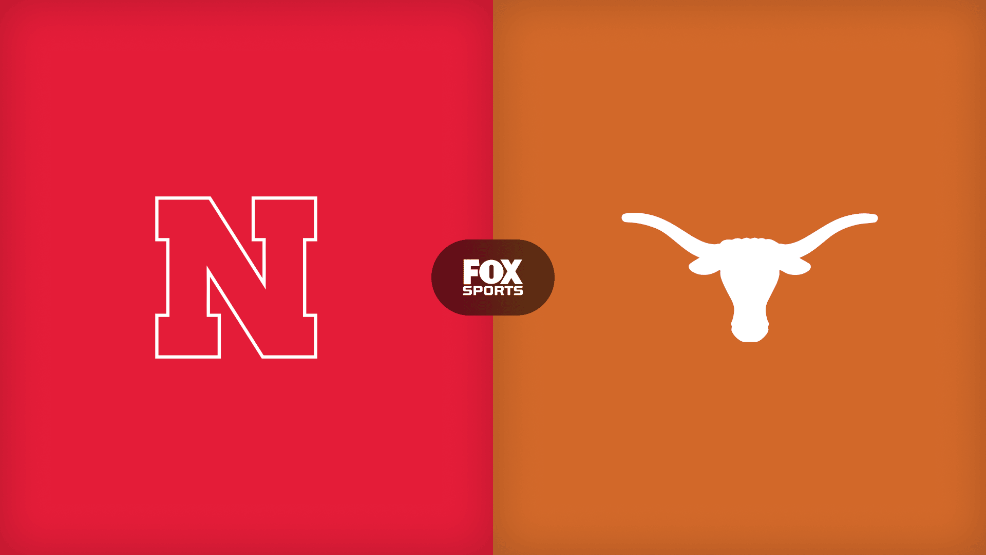 Women's college volleyball Nebraska versus Texas event artwork at Cosm