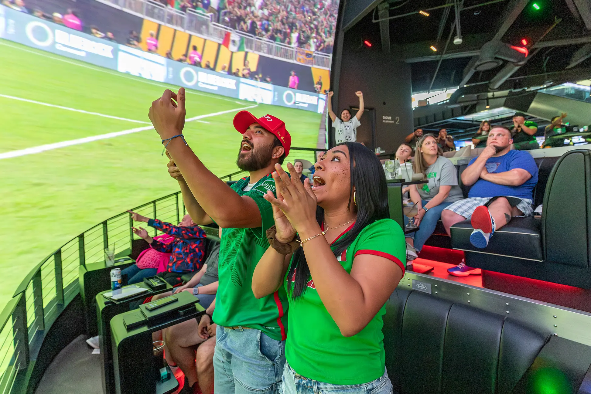 World Cup viewing experience at Cosm Dallas
