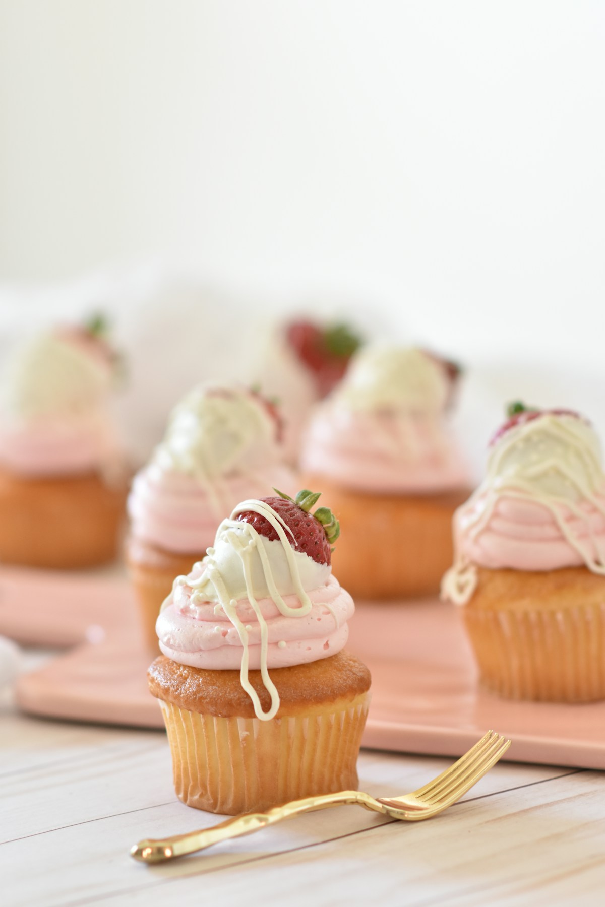 Decorated cupcake dessert