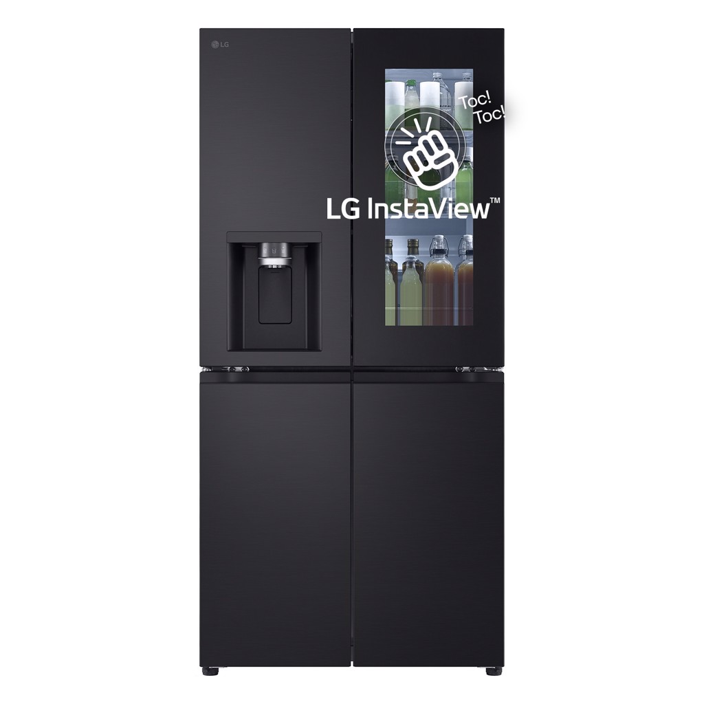 Frigorifero LG InstaView multidoor nero da 508 litri