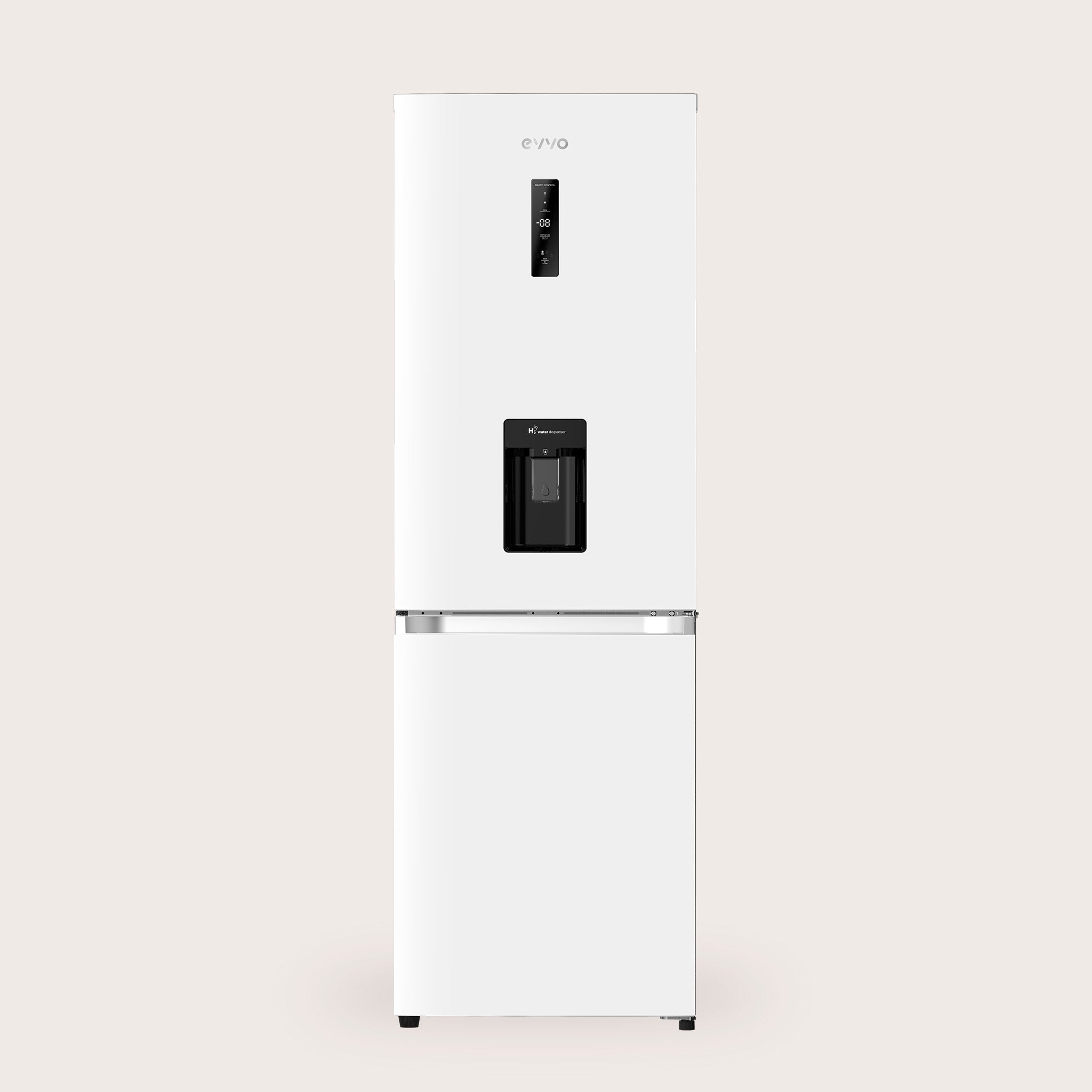 Frigorífico combi EVVO F56 AQUA blanco con dispensador de agua