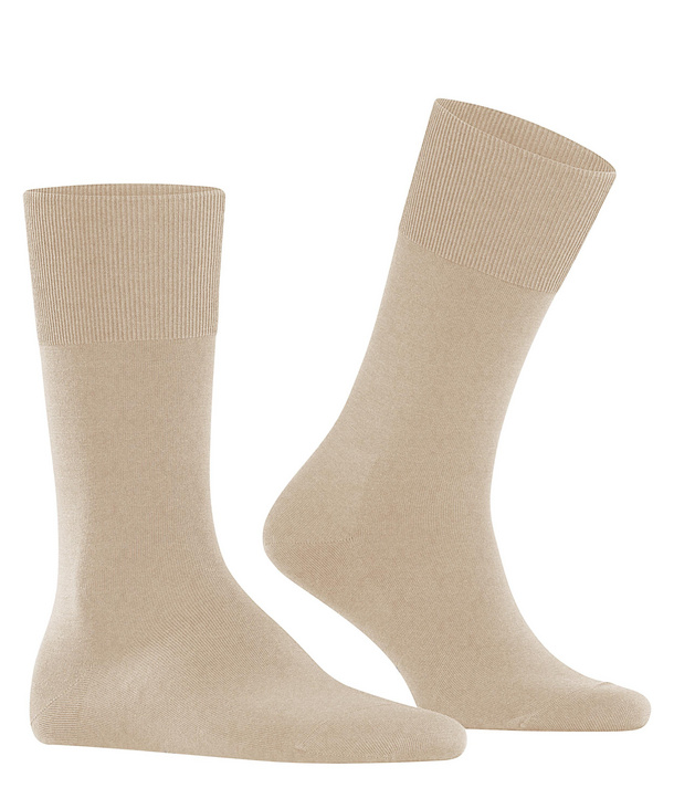 Detailaufnahme der feinen Strickstruktur einer FALKE ClimaWool Socke