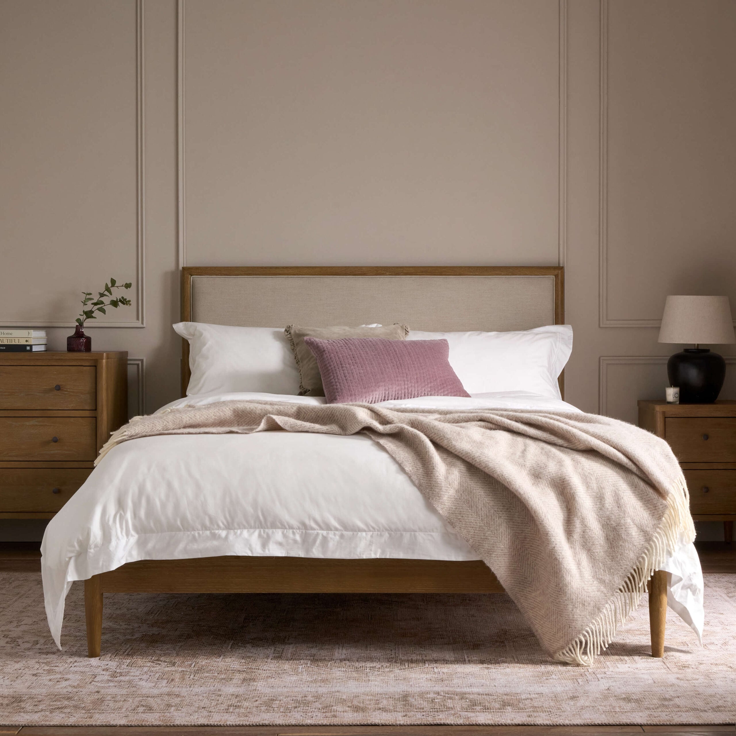 Adina linen king bed
