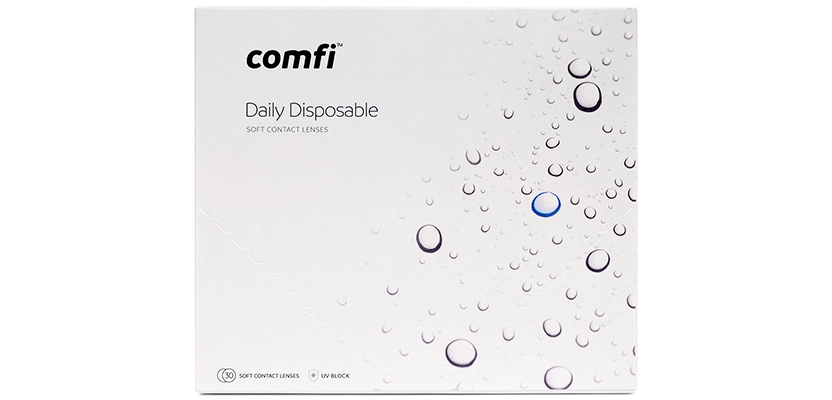 comfi Daily Disposable 30 pack contact lens box