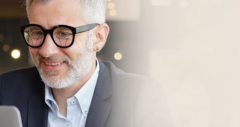 Two pairs of glasses featured in a value shopping banner