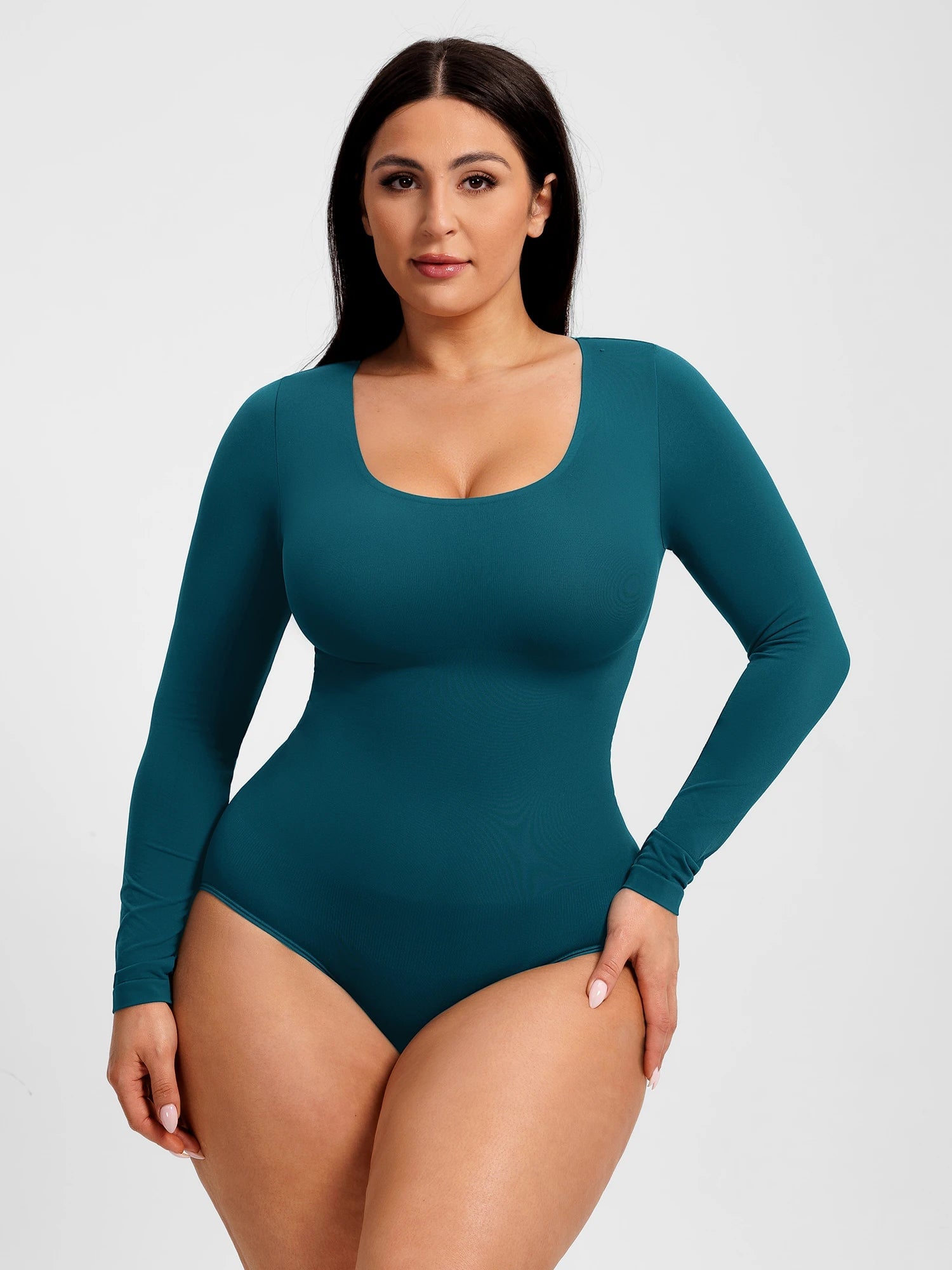 Neo jade buttery seamless tummy control classic bodysuit