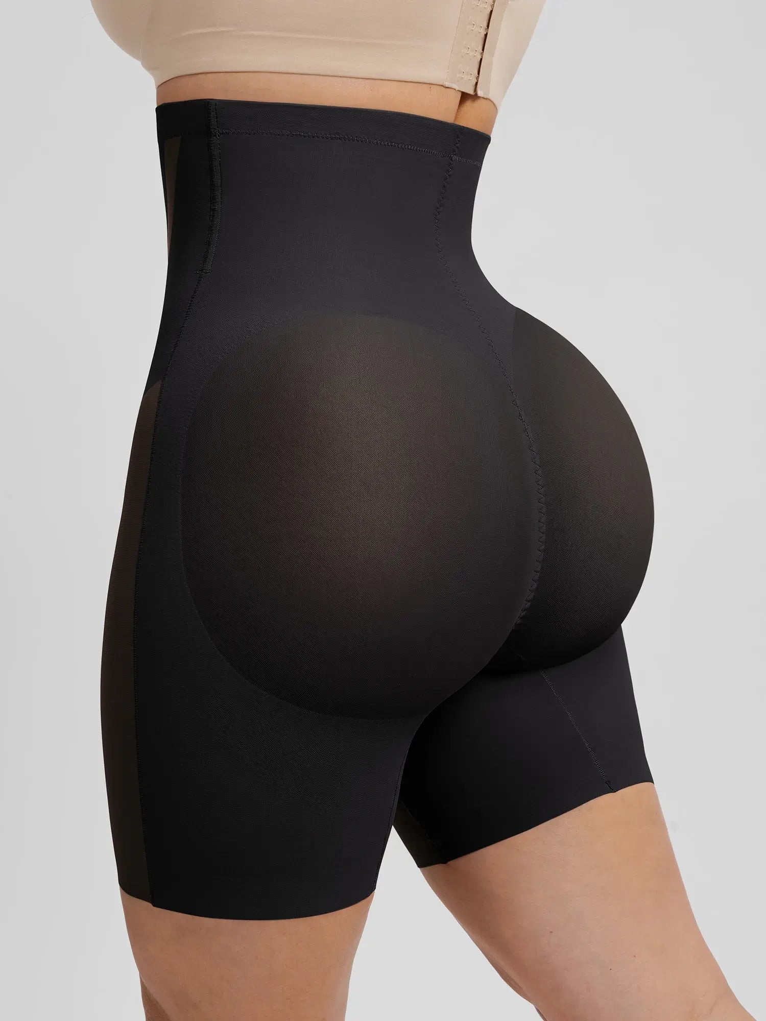 Black Peach Lift seamless shaper shorts