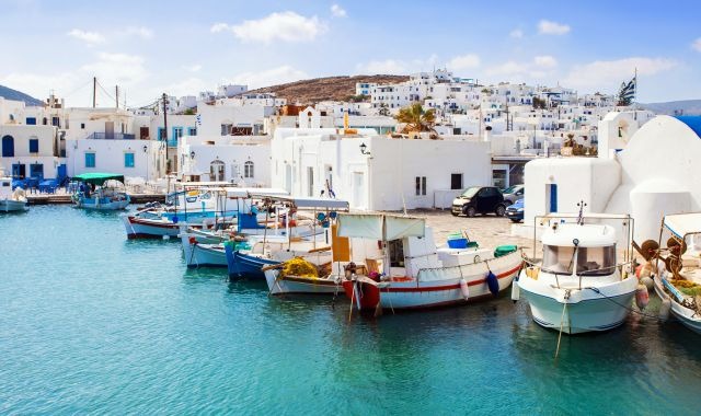 Naousa port town on Paros in the Cyclades