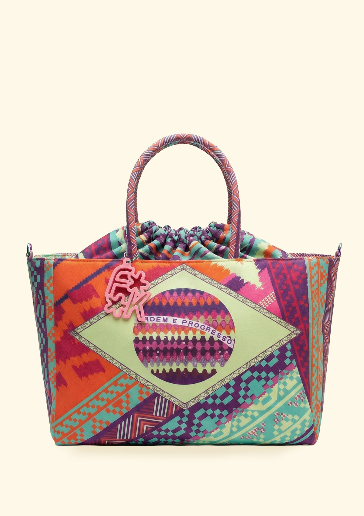 Beachbag F**K SW0121 fantasia con tracolla removibile