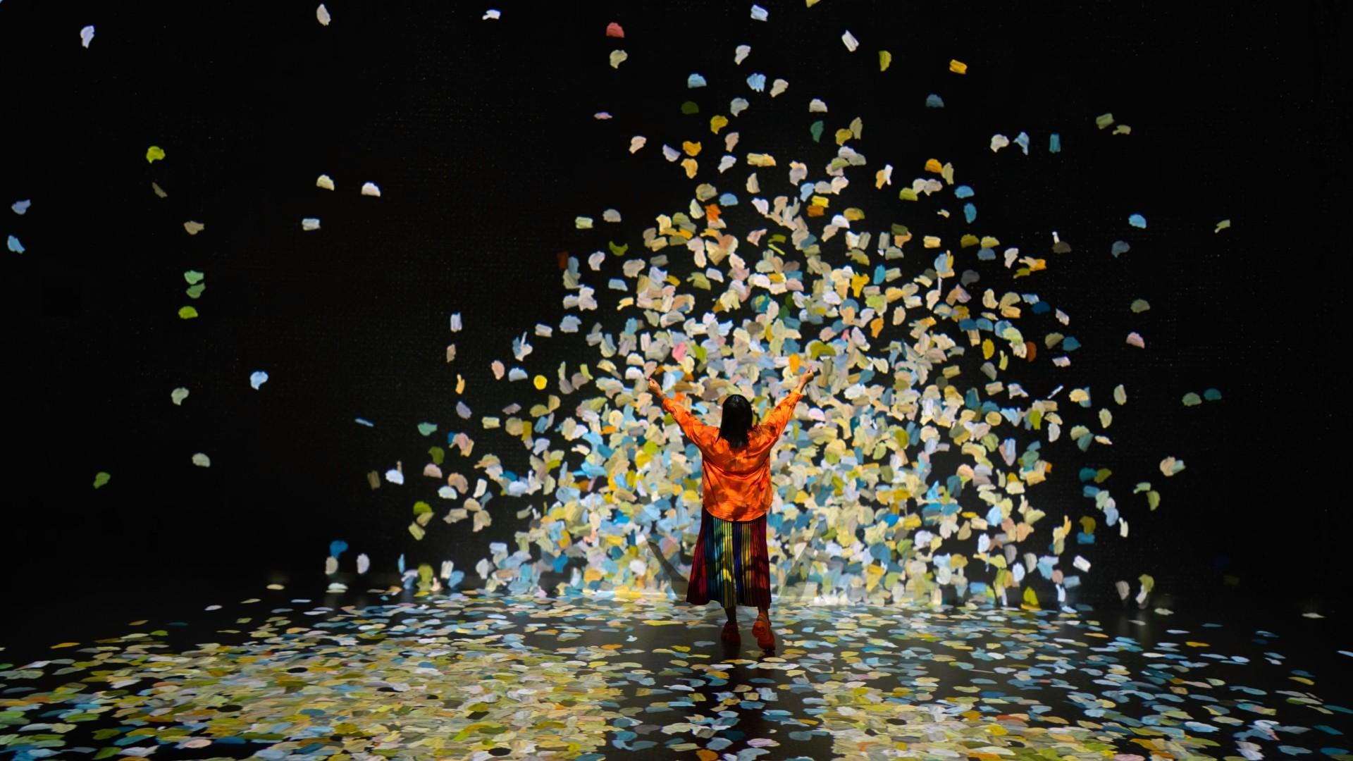 Colour In Motion immersive gallery at FRAMELESS