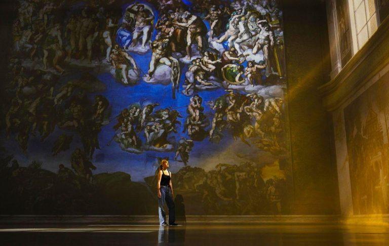 Sistine Chapel projection at Frameless