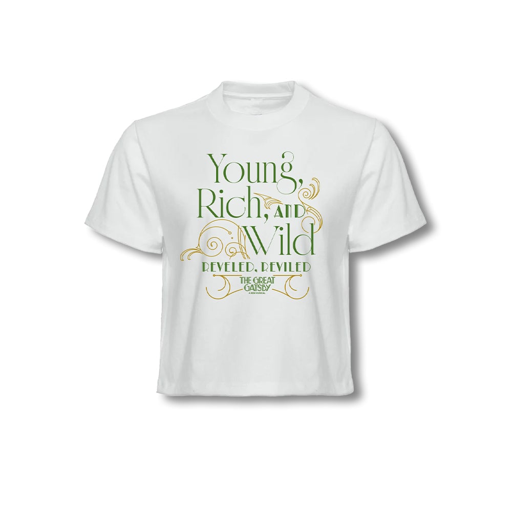 The Great Gatsby Tour Young Rich Wild boxy tee