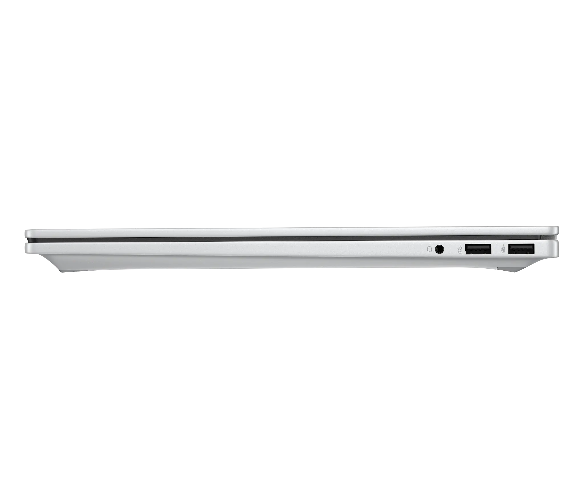 HP laptop med synliga portar på höger sida