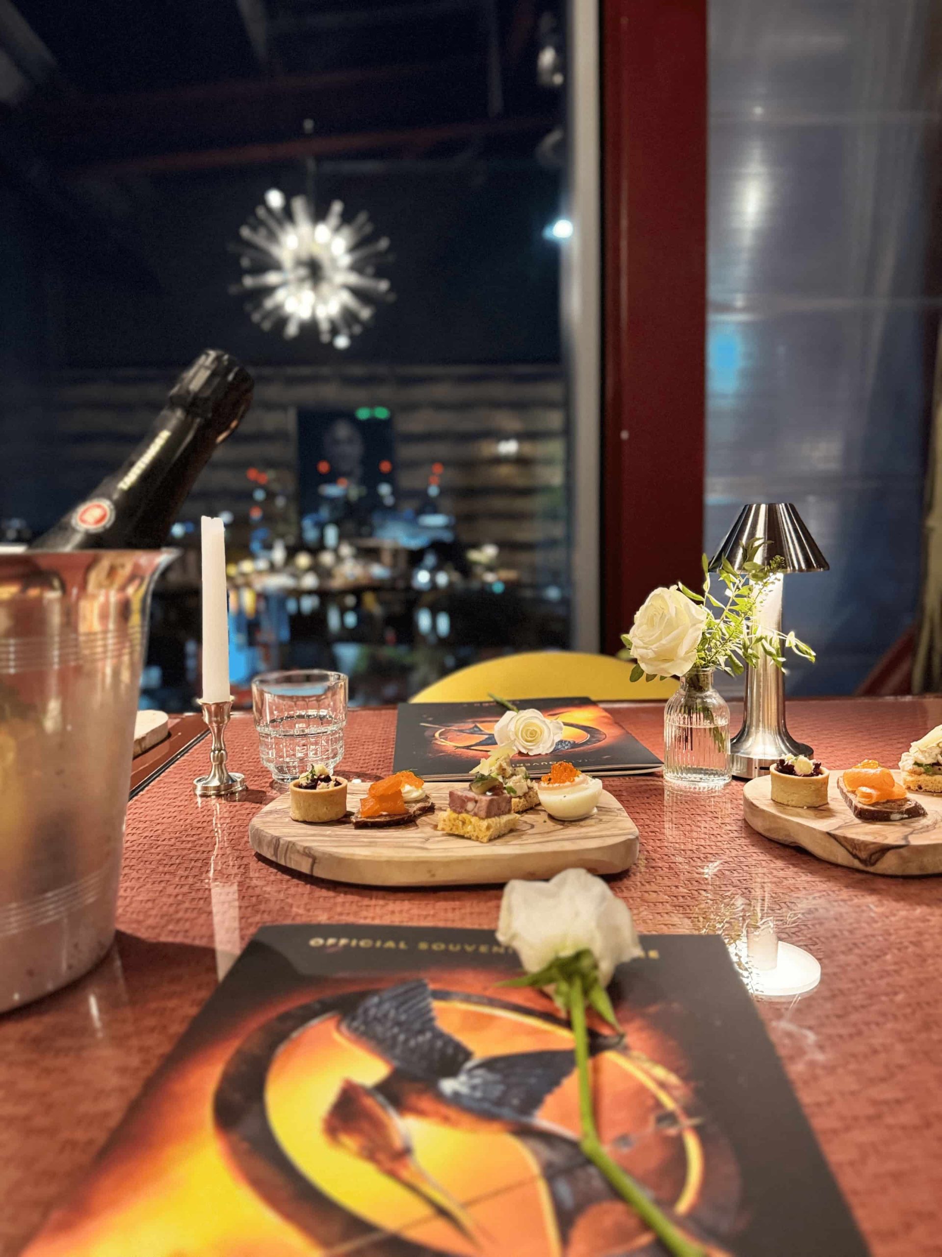 Songbird Sundae Experience dessert served as part of The Hunger Games On Stage VIP hospitality