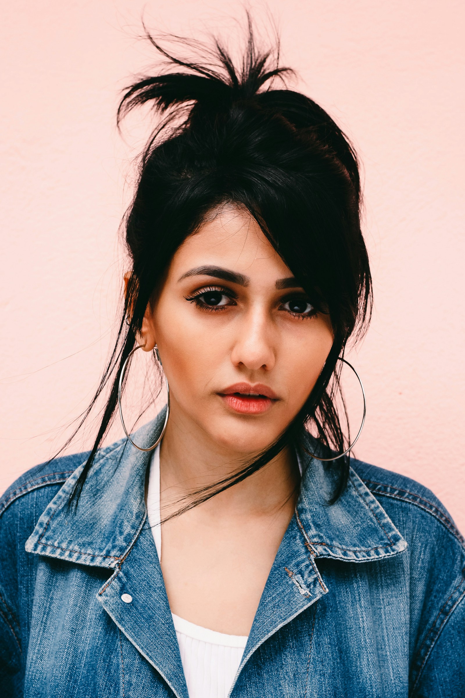 Woman wearing an elegant evening fashion look