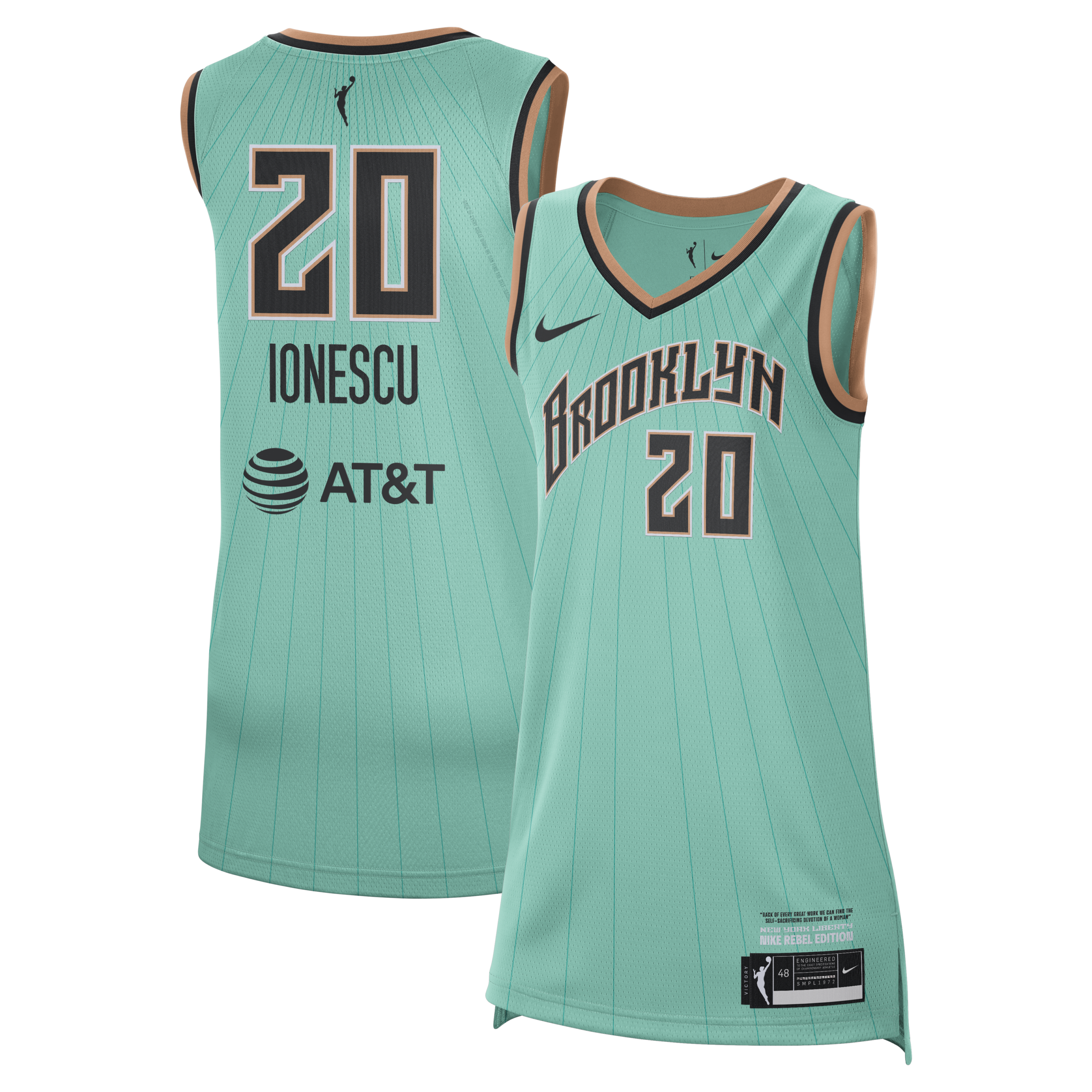 Mint Nike Sabrina Ionescu New York Liberty Victory Jersey from Rebel Edition