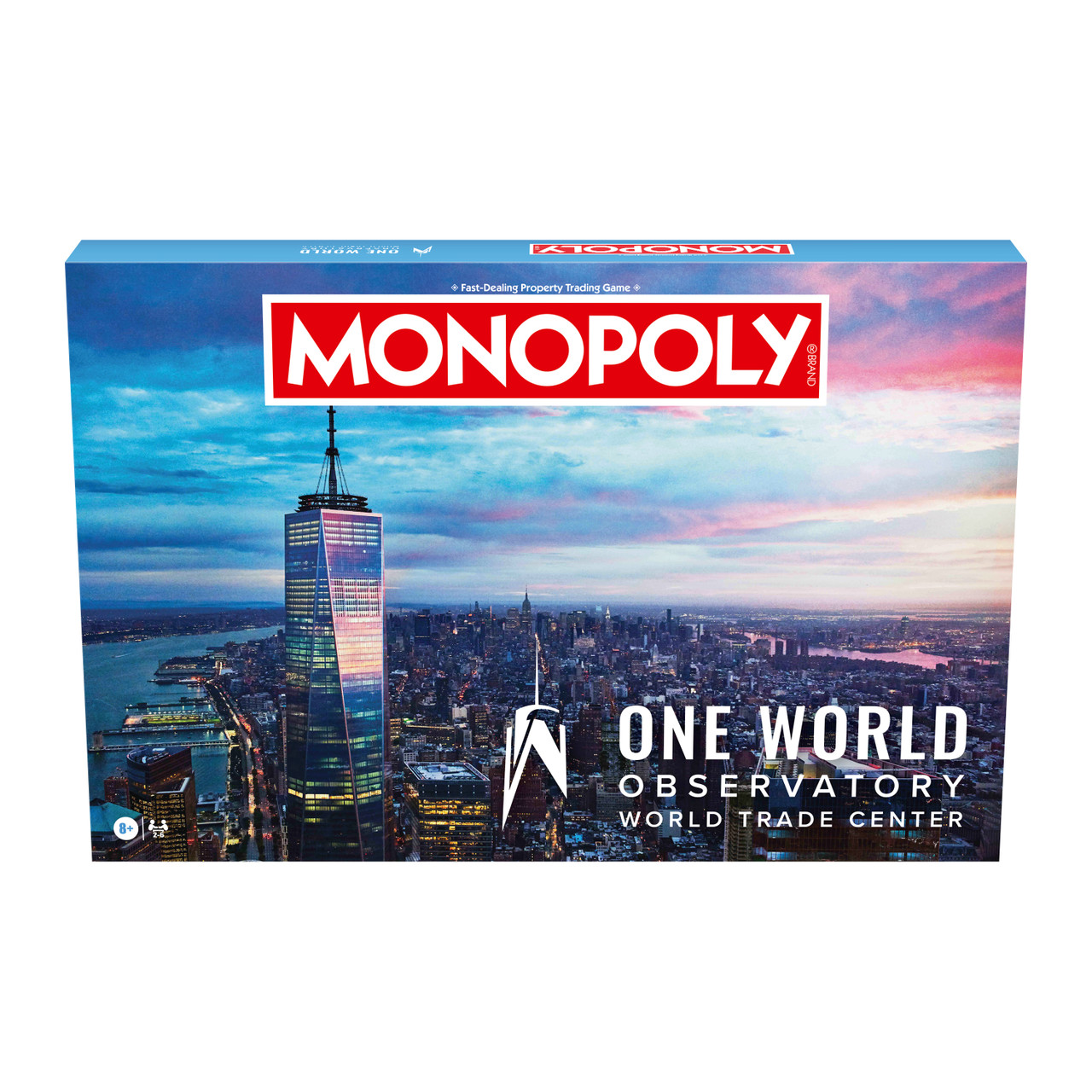 One World Observatory Monopoly by Top Trumps game box