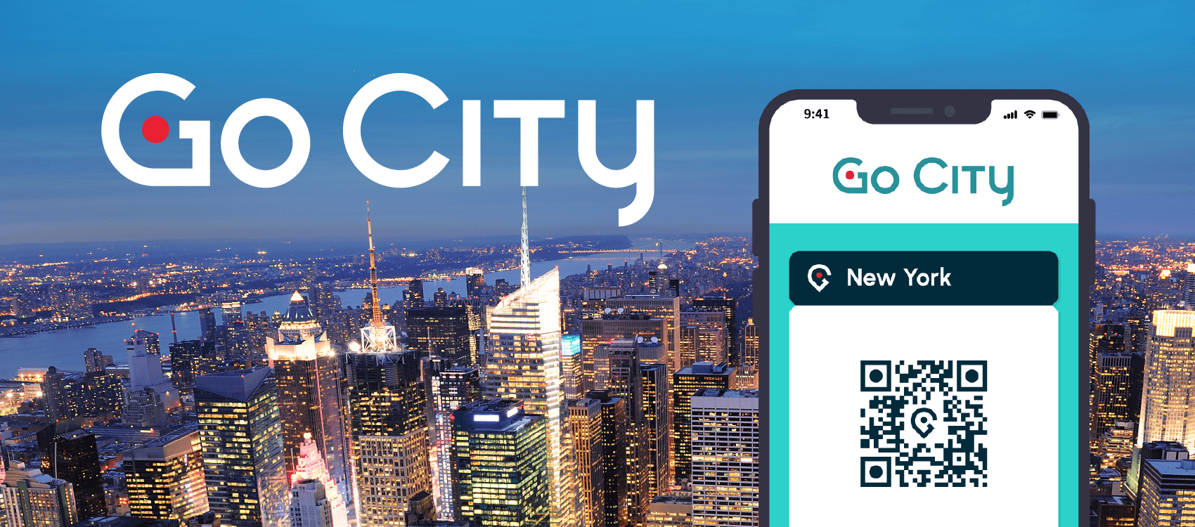 Go City promotional banner for New York sightseeing