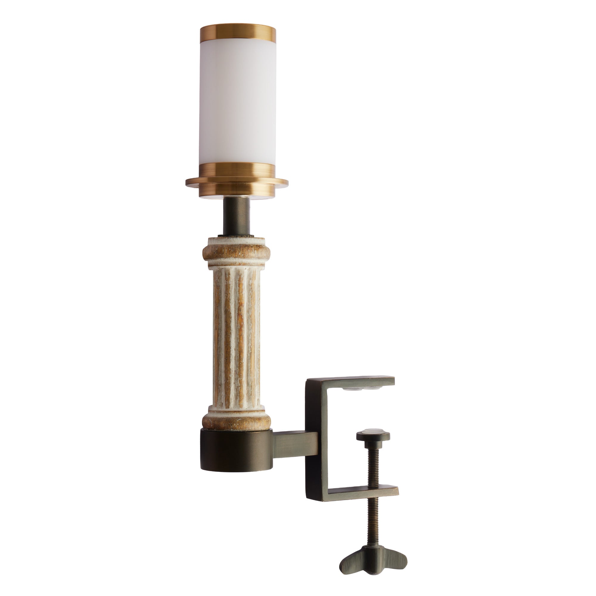 Pooky Bronte cordless bookshelf light in natural whitewash