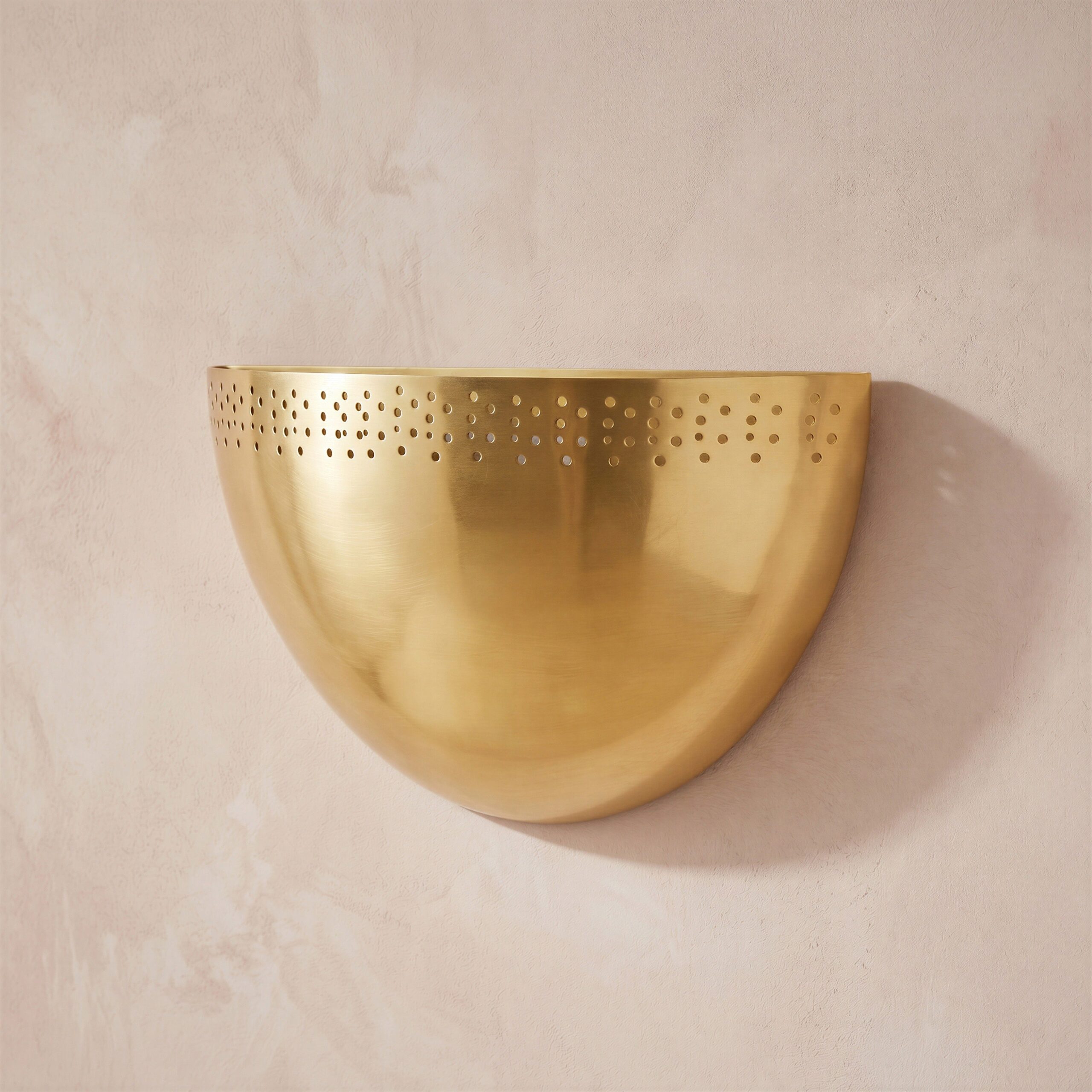 Bahia brass wall sconce from Pooky US
