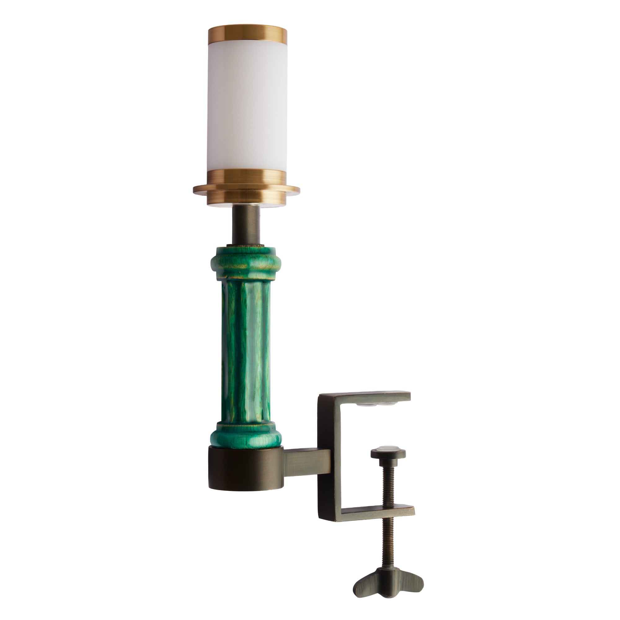 Bronte cordless turquoise bookshelf light from Pooky US
