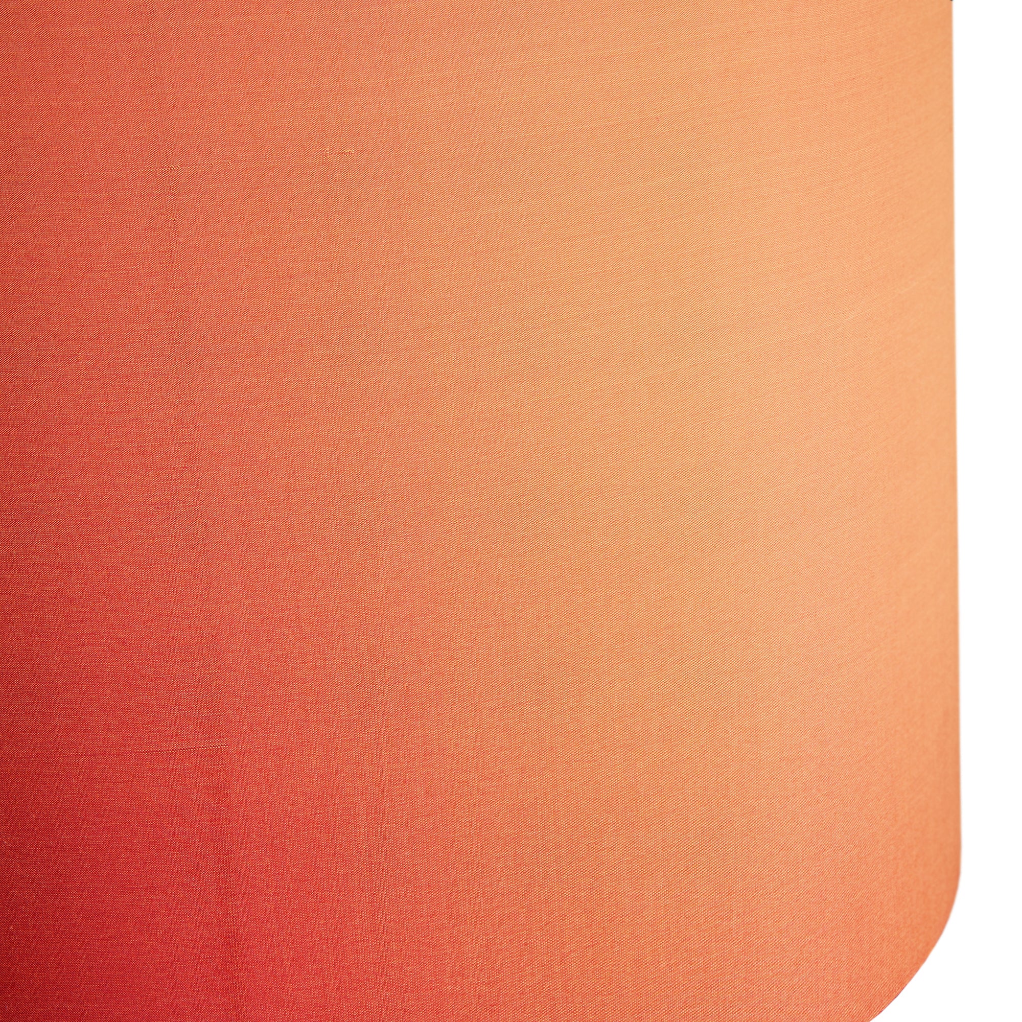 Ten inch saffron dupion silk drum lampshade from Pooky US
