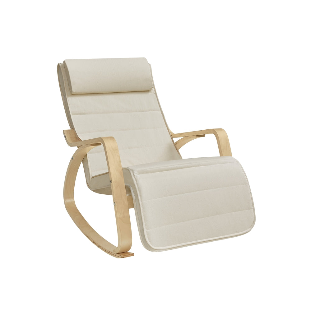 Fauteuil à bascule Songmics réglable