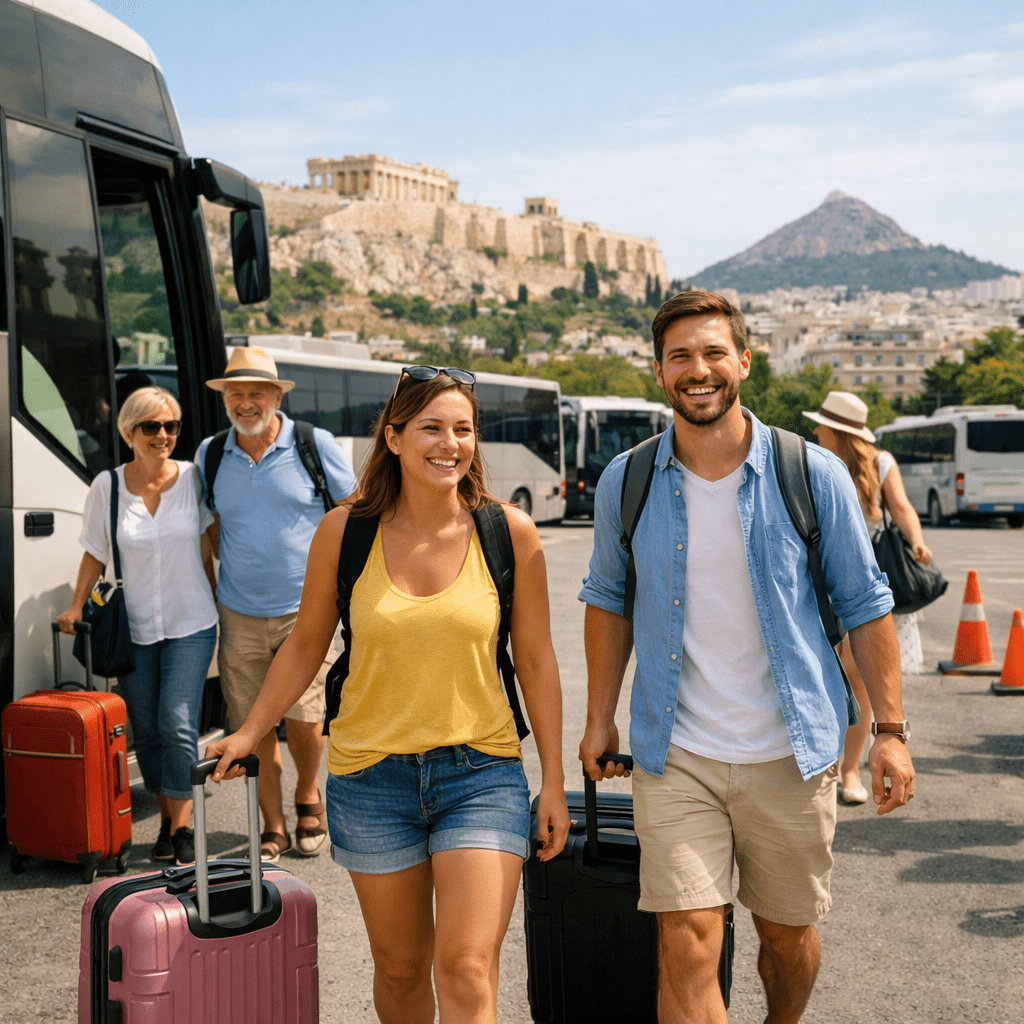 Terravision Verbindung vom Flughafen Athen ins Stadtzentrum