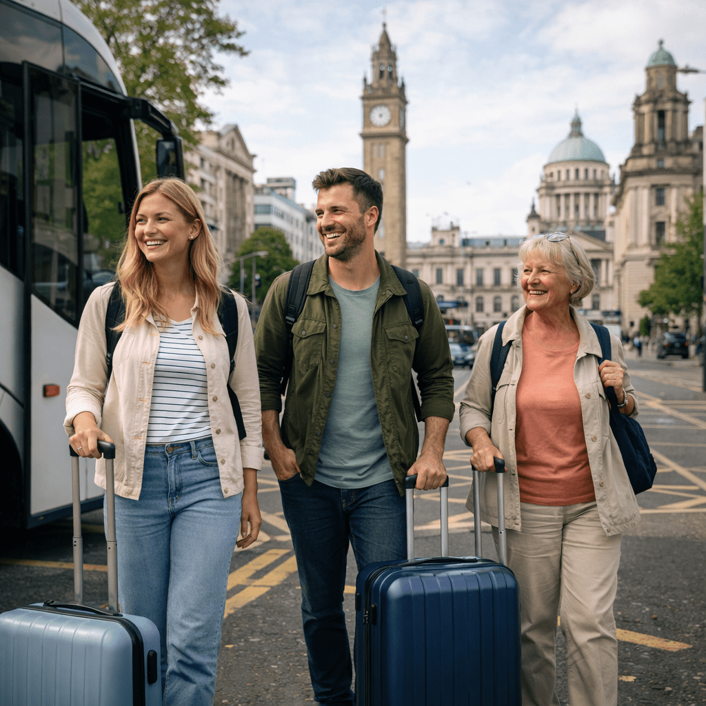 Terravision Verbindung vom Flughafen Dublin nach Belfast