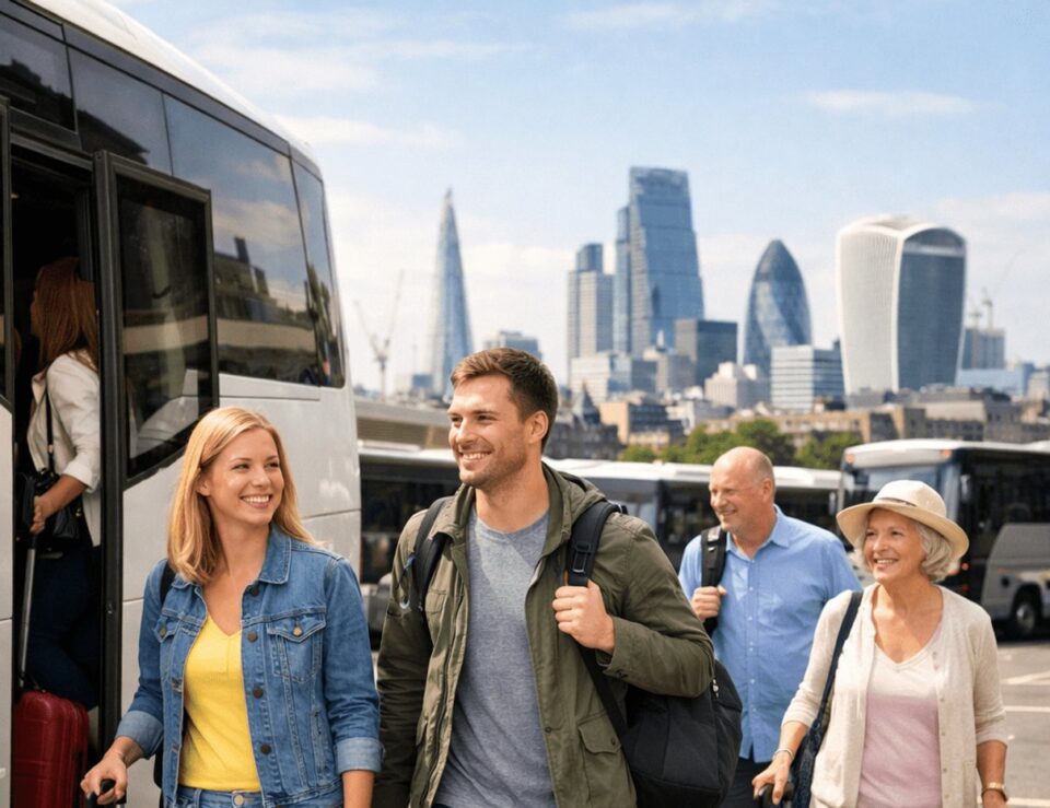 Terravision Stansted Airport transfer route image