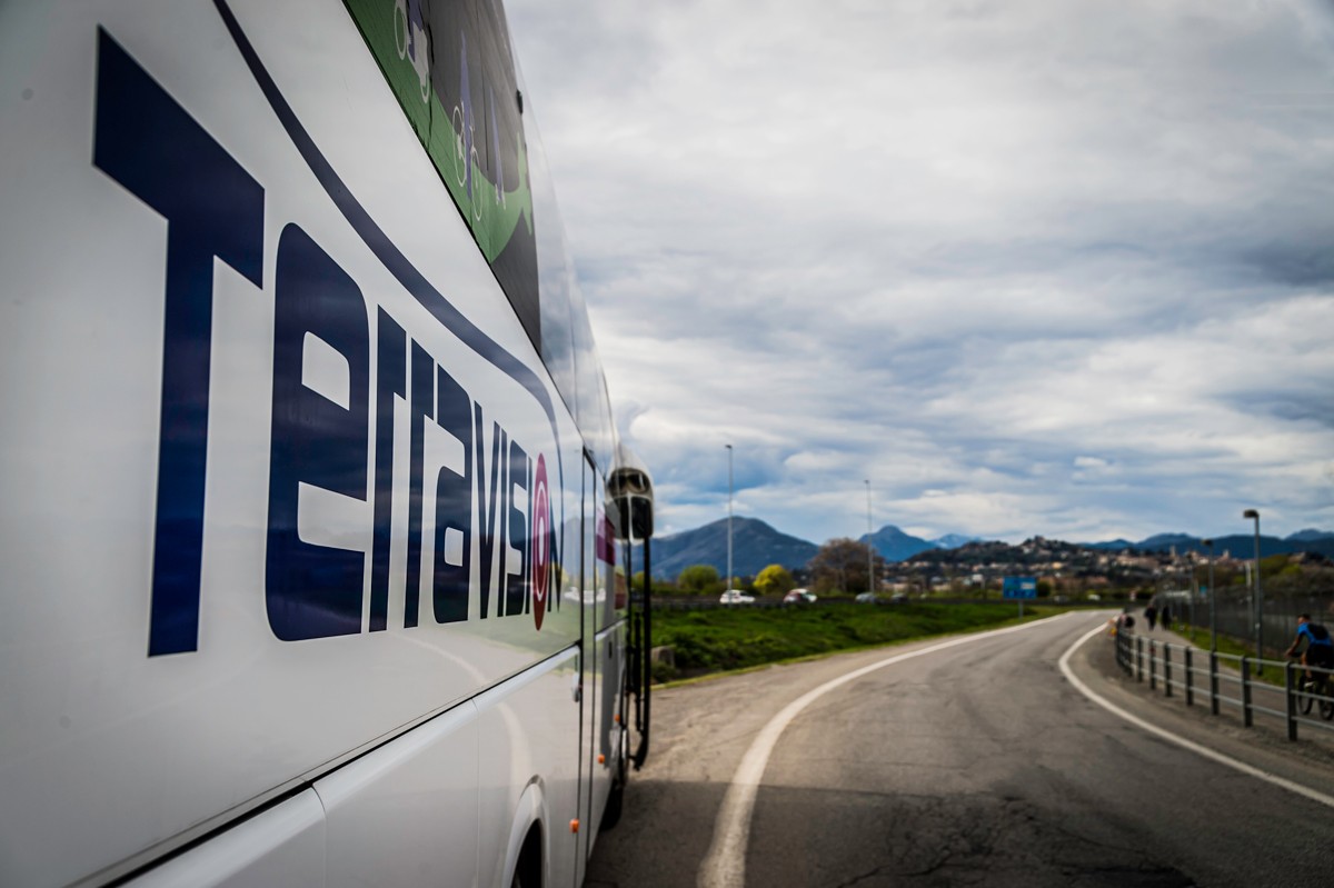 Autobus Terravision dall'aeroporto di Treviso a Venezia