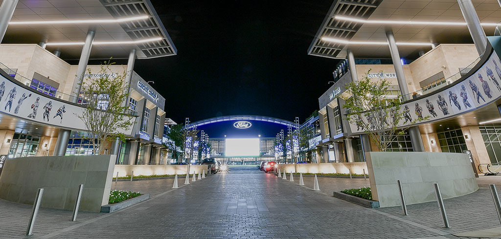 The Star District shopping and dining area in Frisco