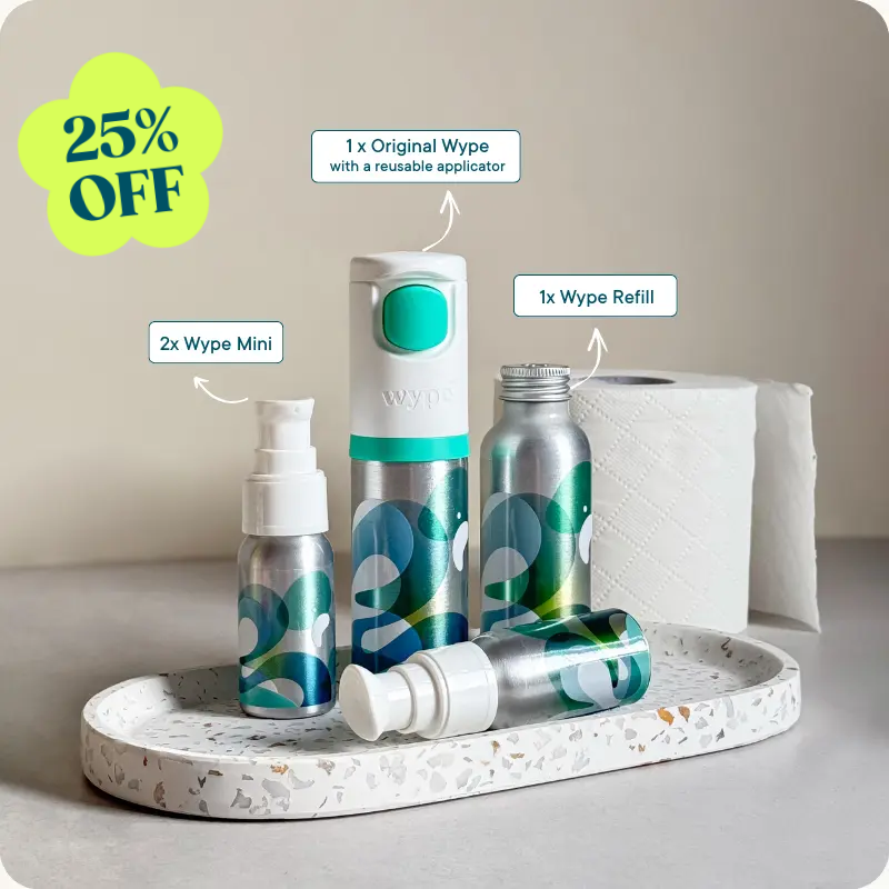 Wype Starter Bundle with applicator, refill and Mini bottles