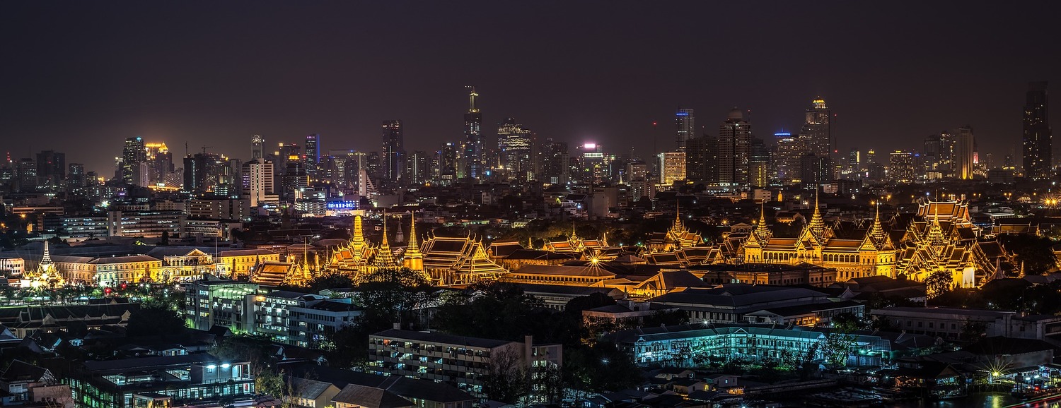 Grand Palace in Thailandia durante un viaggio