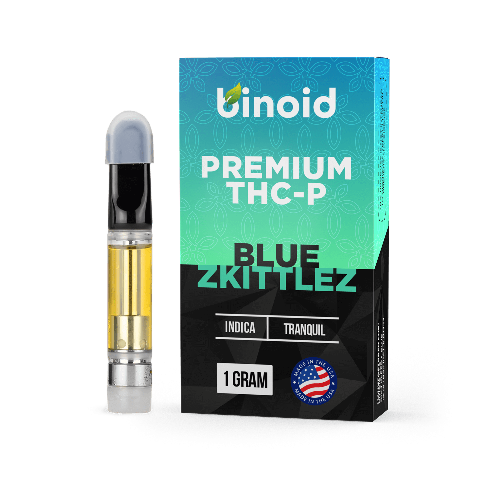Blue Zkittlez THC-P vape cartridge product