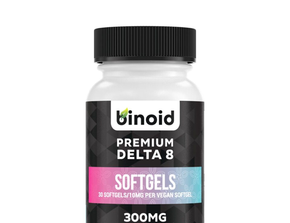 Delta-8 THC 300mg softgel capsules product