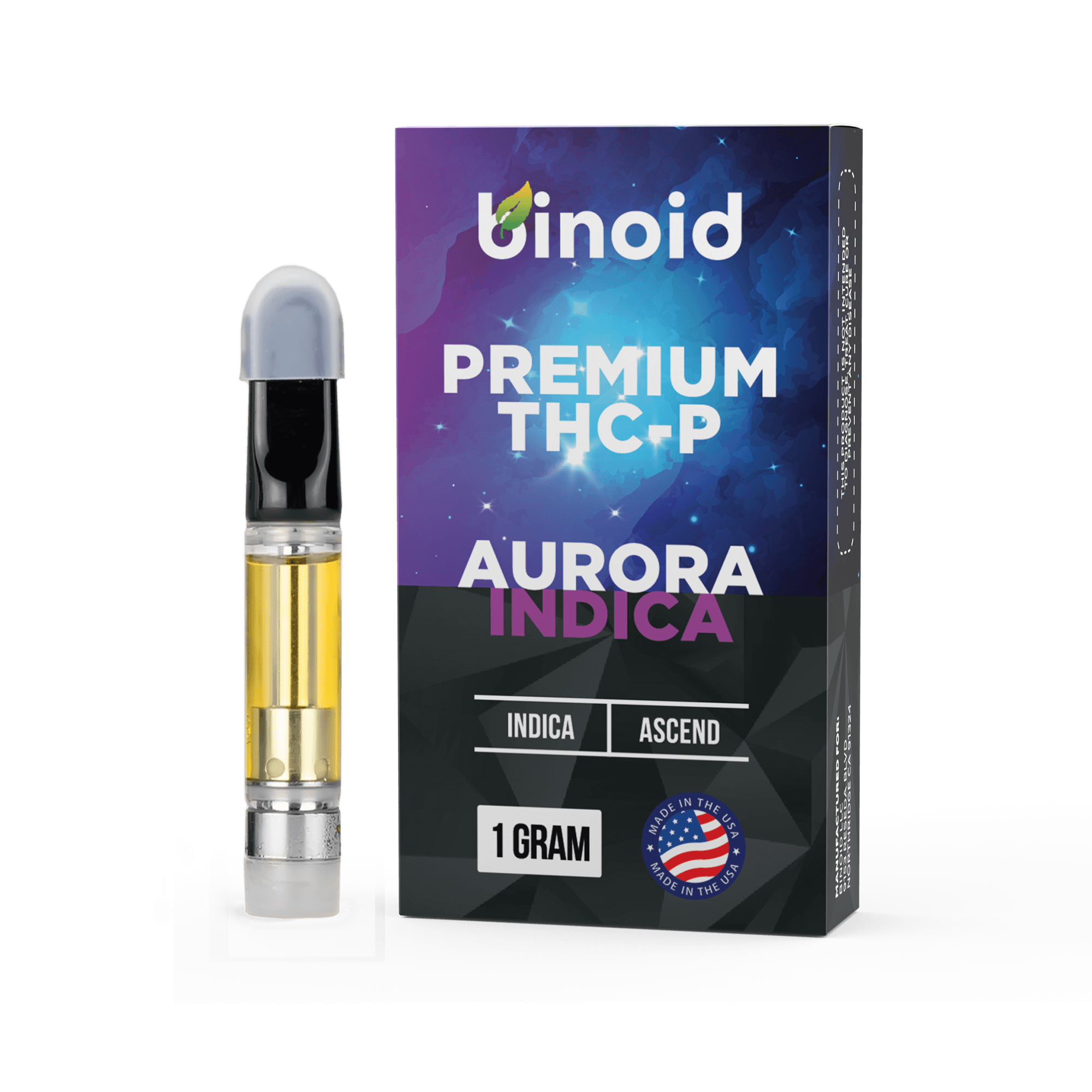 Binoid CBD THC-P vape cartridge