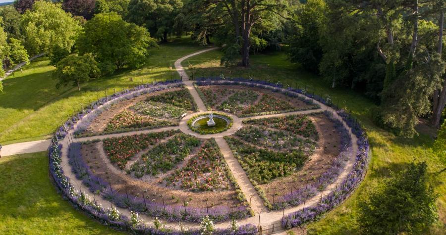 The Rose Garden at Blenheim Palace