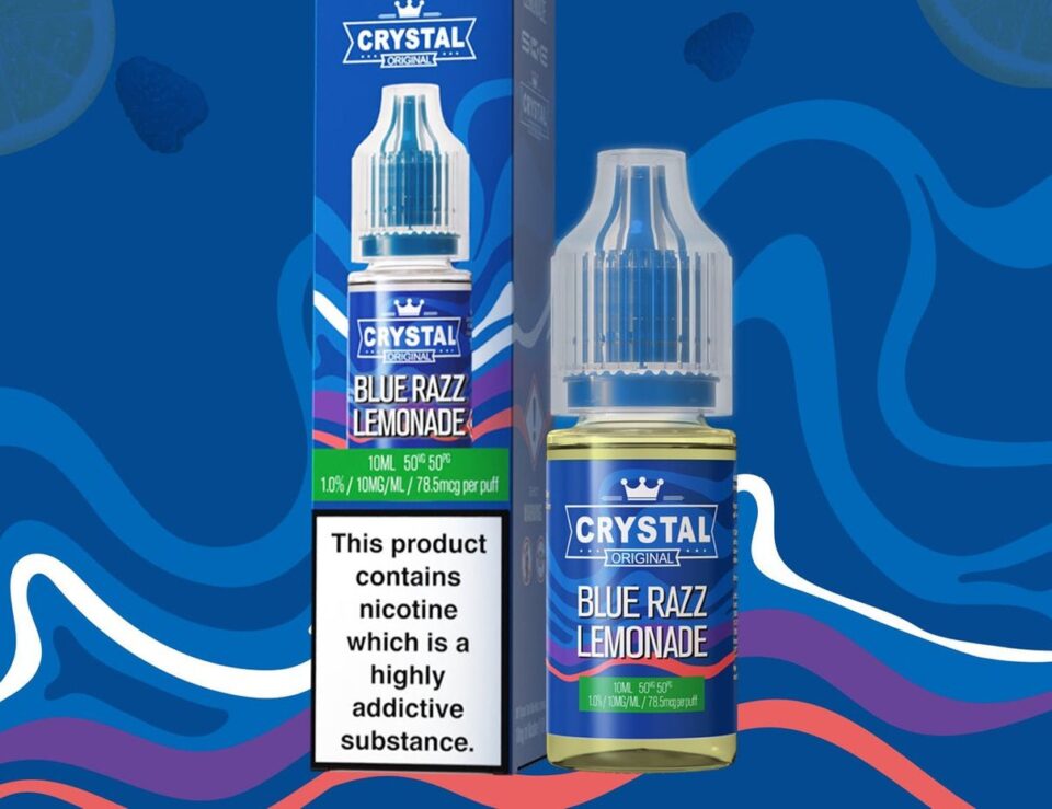 Blue Razz Lemonade 10ml nicotine salt bottle and box