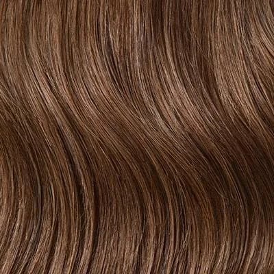 Toffee Brown Halo Hair Extensions in a warm brown shade