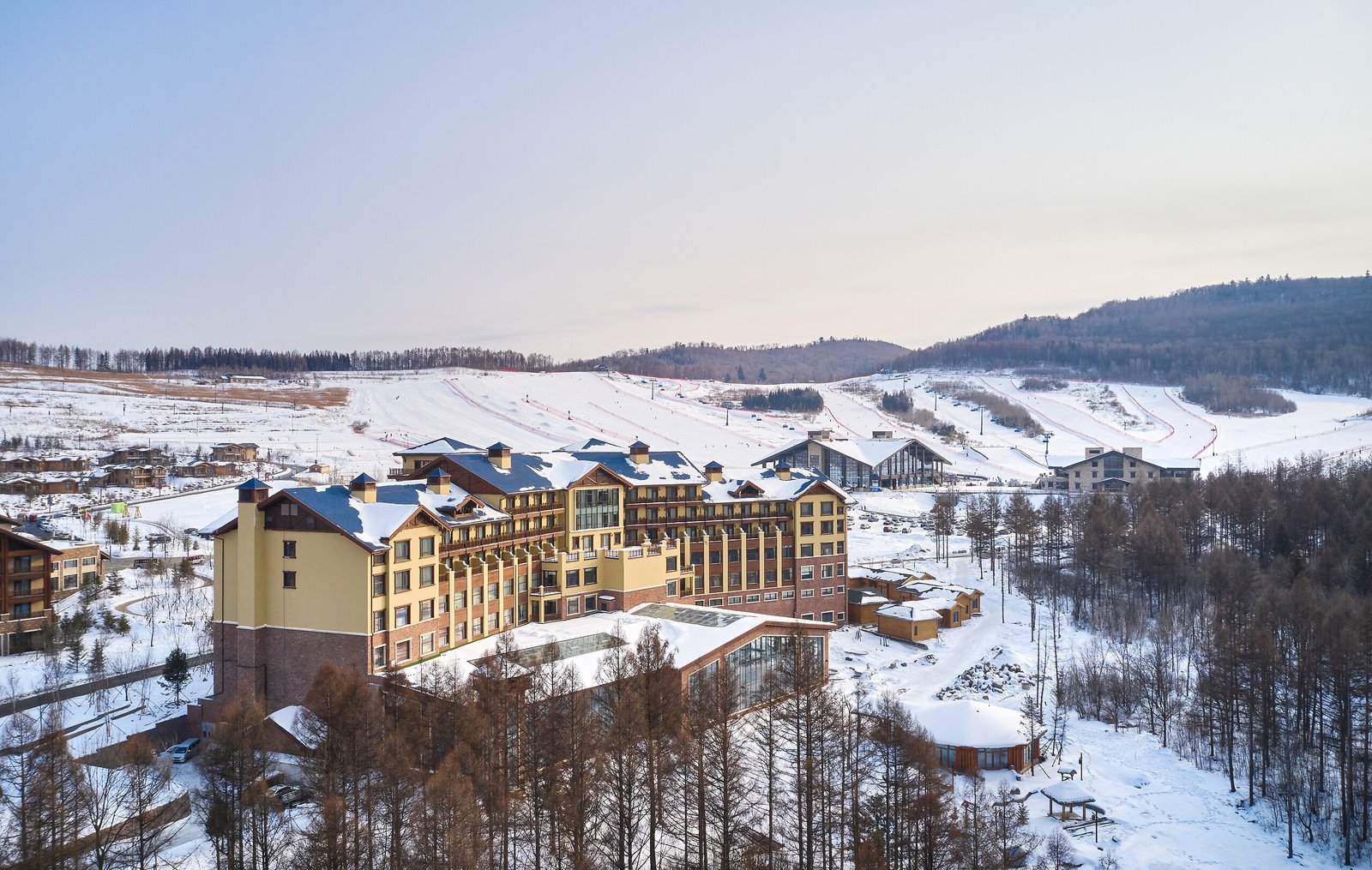 Peisey Vallandry snowy mountain setting