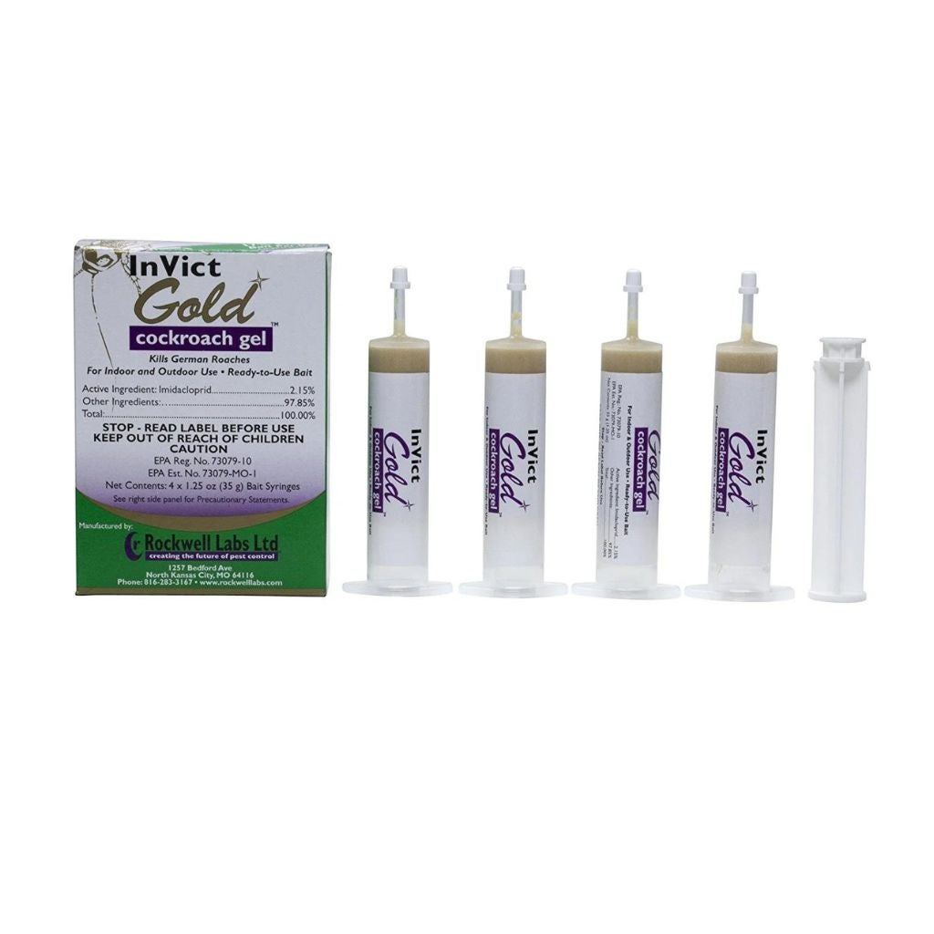 InVict Gold Roach Gel syringe