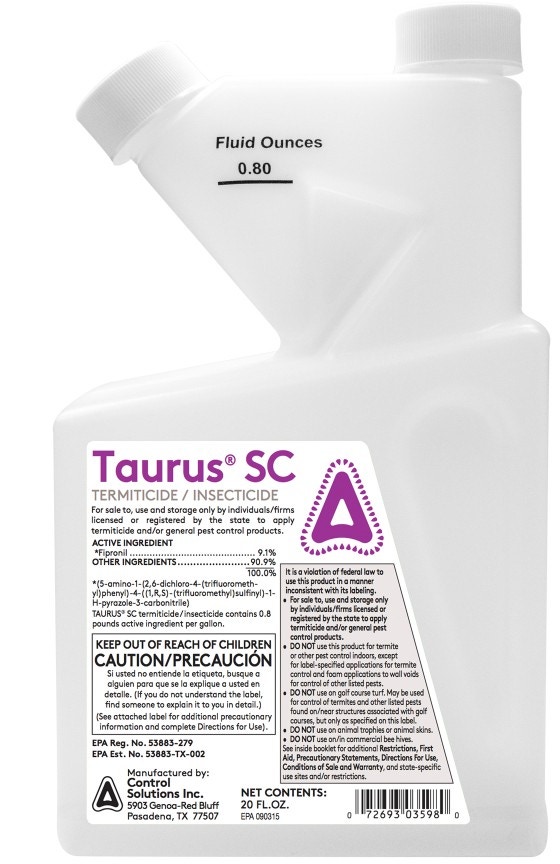 Taurus SC Termiticide and Insecticide bottle