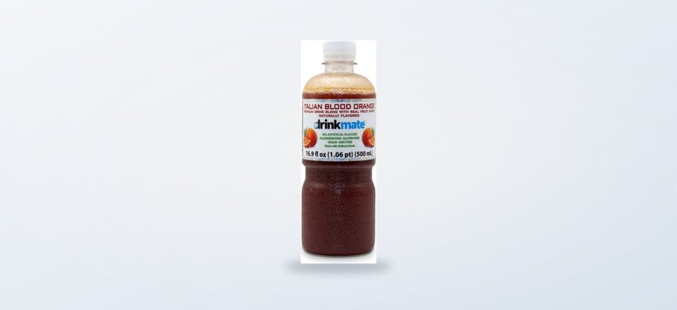 Drinkmate Italian Blood Orange syrup bottle